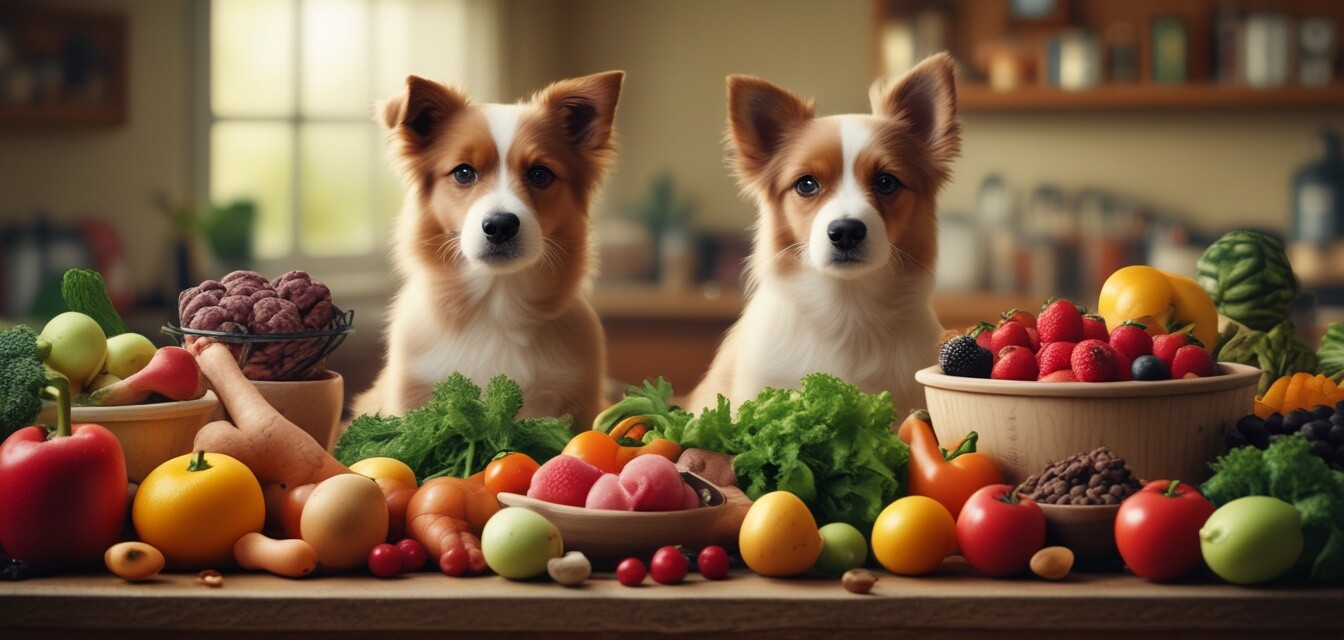 Organic ingredients for puppy food