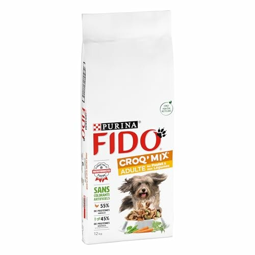 Sac de croquettes pour chiens adultes Purina Fido