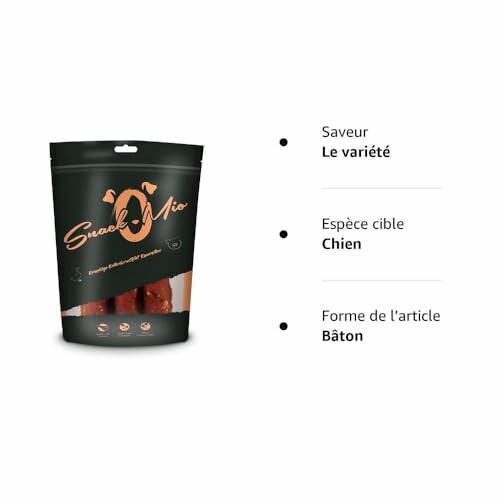 Emballage de friandises pour chiens en forme de bâton